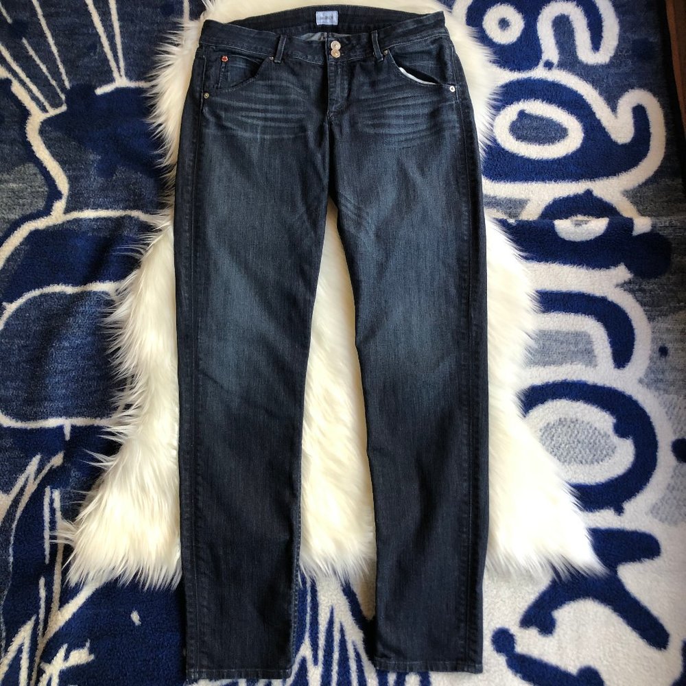 Hudson Triangle Collin Flap High-Rise Skinny Sz 32